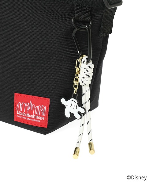 Manhattan Portage(マンハッタンポーテージ)の「NYLON MESSENGER BAG(XS)BACK POCKET W/ DIVIDER MAGNET / MICKEY / 26(メッセンジャーバッグ・レディース・ブラック・X-SMALL)」の14枚目の写真