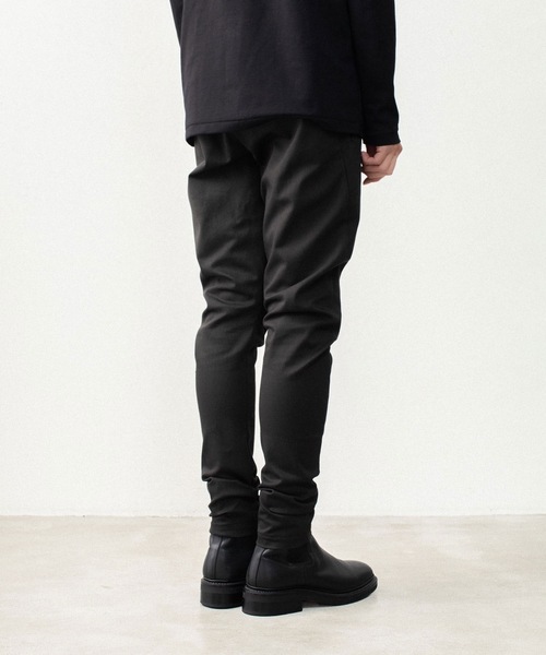 ATTACHMENT(アタッチメント)の「【LIMITED】ラバーストレッチツイル 3D パンツ / RUBBER STRETCH TWILL THREE DIMENSIONAL PANTS(デニムパンツ・メンズ・ダークグレー/ブラック・3/2/1/4)」の8枚目の写真