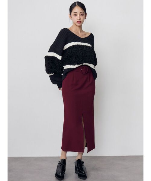 MURUA(ムルーア)の「【20th Anniversary Iconic Items】ベロアソールローファー(ローファー・レディース・ブラック/その他1・24.5/23.5/22.5)」の9枚目の写真