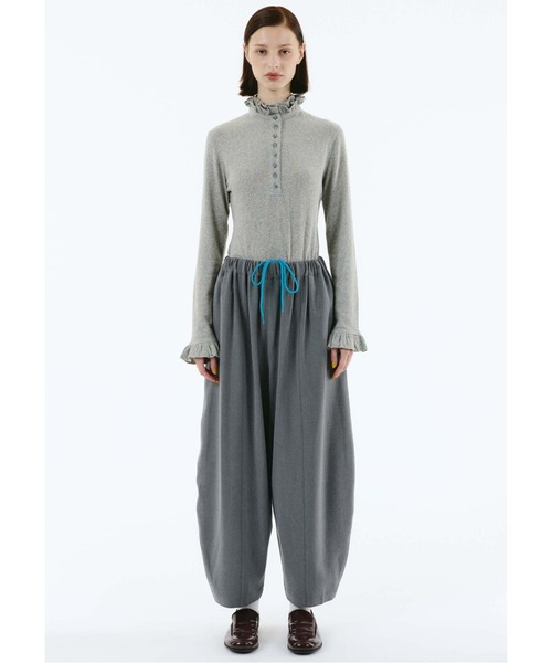 HeRIN.CYE（ヘリンドットサイ）の「Cocoon easy pants（その他パンツ・レディース・ブラック/グレー/カーキ・38/36）」の18枚目の写真
