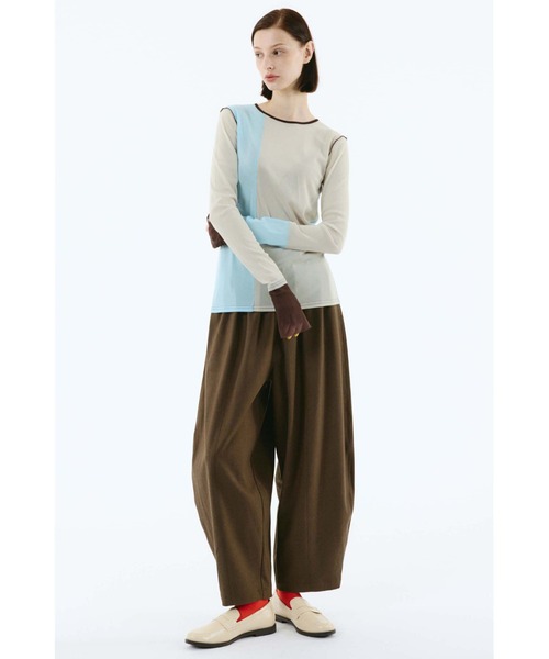 HeRIN.CYE（ヘリンドットサイ）の「Cocoon easy pants（その他パンツ・レディース・ブラック/グレー/カーキ・38/36）」の17枚目の写真