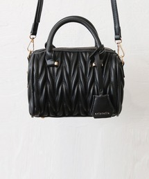 aristella / シュシュエンボスミニボストン