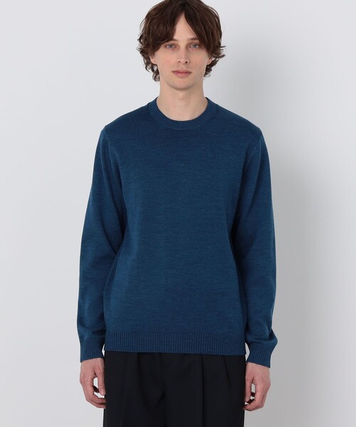 TOMORROWLAND (トゥモローランド)の「【WEB先行予約】TOMORROWLAND tricot メリノベーシック クルーネックプルオーバーニット(ニット/セーター・メンズ・サックスブルー/ネイビー/チャコールグレー/ダークグリーン/ブルー/レッド/ダークブラウン/ブラウン/ホワイト・XL/L/M/S)」の12枚目の写真