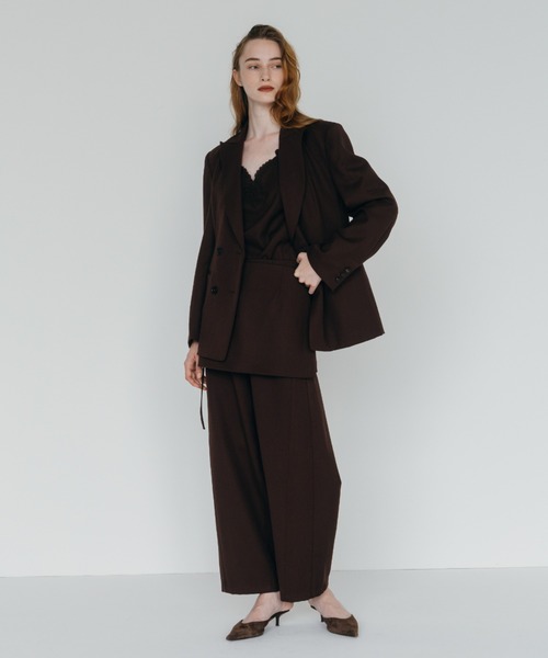 CREDONA(クレドナ)の「【THE C】ICHIGUN WIDE BEETLE PANTS/イチグンワイドビートルパンツ(その他パンツ・レディース・ブラック/グレー/ブラウン・2/0/1)」の7枚目の写真