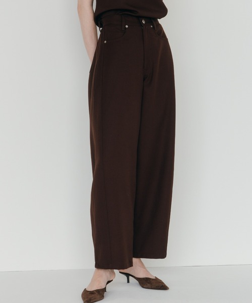 CREDONA(クレドナ)の「【THE C】ICHIGUN WIDE BEETLE PANTS/イチグンワイドビートルパンツ(その他パンツ・レディース・ブラック/グレー/ブラウン・2/0/1)」の9枚目の写真
