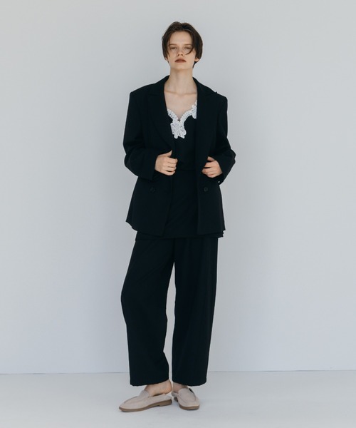 CREDONA(クレドナ)の「【THE C】ICHIGUN WIDE BEETLE PANTS/イチグンワイドビートルパンツ(その他パンツ・レディース・ブラック/グレー/ブラウン・2/0/1)」の14枚目の写真