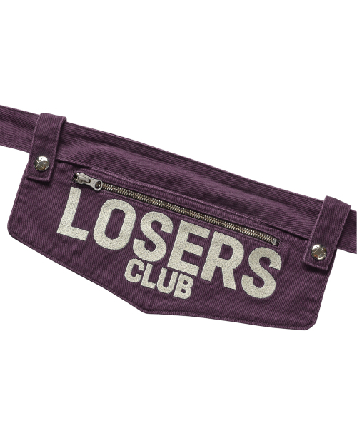 LOSERS CLUB(ルーザーズクラブ)の「LSC クロス ボタン ベルト バッグ ワイド コットン パンツ パープル(その他パンツ・レディース・その他・SMALL/MEDIUM/LARGE/X-LARGE)」の5枚目の写真