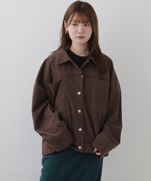 コーデュロイオーバーサイズジャケット