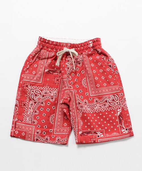 GLOBAL WORK（グローバルワーク）の「【キッズ】プリペラプリントショーツ/710576（その他パンツ・キッズ・イエロー/ネイビー/ホワイト系その他/カーキ/ダークブルー/グリーン/ホワイト/レッド・SMALL/LARGE/X-LARGE/MEDIUM）」の8枚目の写真