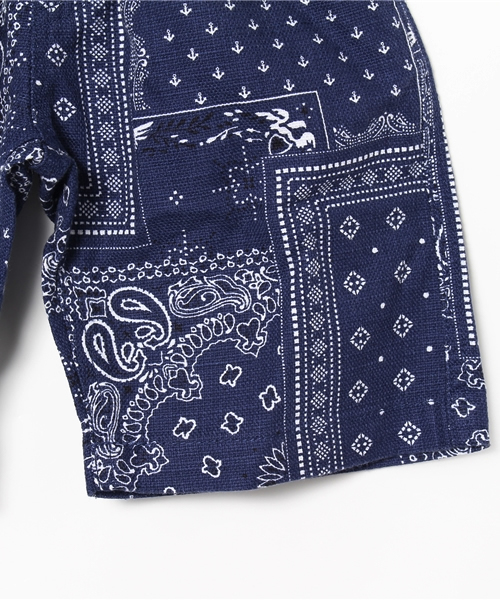 GLOBAL WORK（グローバルワーク）の「【キッズ】プリペラプリントショーツ/710576（その他パンツ・キッズ・イエロー/ネイビー/ホワイト系その他/カーキ/ダークブルー/グリーン/ホワイト/レッド・SMALL/LARGE/X-LARGE/MEDIUM）」の12枚目の写真