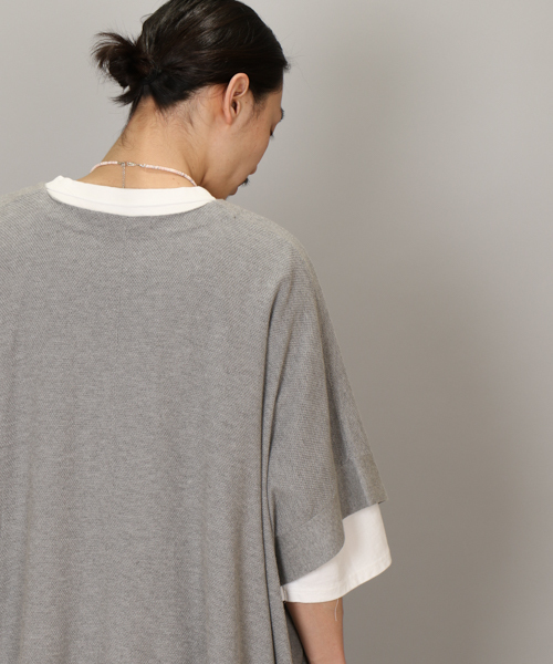 Lui's(ルイス)の「ニットポンチョ(ニット/セーター・メンズ・ブラック/グレー・FREE)」の5枚目の写真