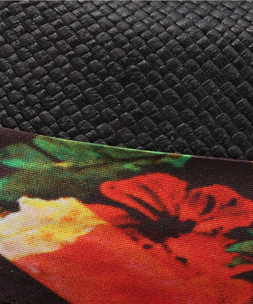 HYSTERIC GLAMOUR(ヒステリックグラマー)の「COCKTAIL LOUNGE ロングブリムパナマハット(ハット・メンズ・ホワイト/ブラック・FREE)」の5枚目の写真