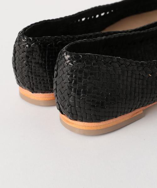 BEAUTY&YOUTH UNITED ARROWS（ビューティーアンドユースユナイテッドアローズ）の「＜VANILLA MOON＞メッシュフラットシューズ◆（パンプス・レディース・ゴールド/ブラック・38/35/37/36）」の4枚目の写真