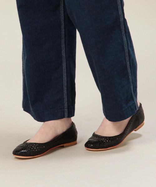 BEAUTY&YOUTH UNITED ARROWS（ビューティーアンドユースユナイテッドアローズ）の「＜VANILLA MOON＞メッシュフラットシューズ◆（パンプス・レディース・ゴールド/ブラック・38/35/37/36）」の5枚目の写真