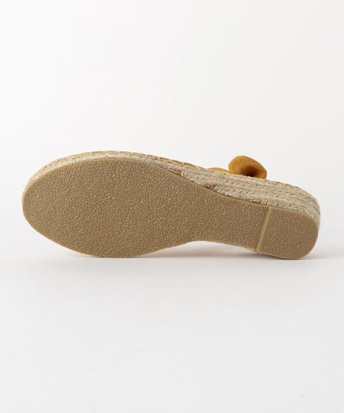 coen（コーエン）の「バックリボンヒールエスパサンダル（サンダル・レディース・ネイビー/イエロー/ブラック/オフホワイト・LARGE/MEDIUM/SMALL）」の7枚目の写真