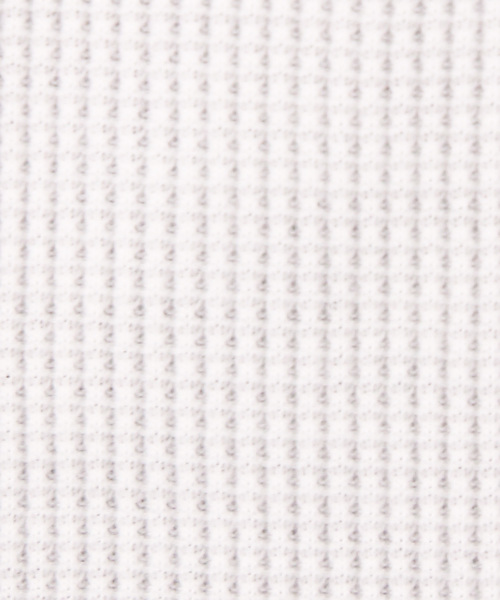 ８(eight)（エイト）の「ロング丈長袖ワッフル生地カットソー（Tシャツ/カットソー・メンズ・ブラック/ホワイト/グレー/ブラック系その他2/ホワイト×ネイビー/ホワイト×ブラック/ホワイト系その他2/ネイビー・LARGE/MEDIUM/X-LARGE/SMALL）」の11枚目の写真