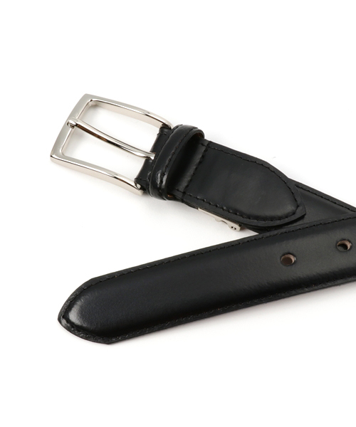 THE SUIT COMPANY（ザ・スーツカンパニー）の「≪MADE IN JAPAN≫アンチックレザー シルバーバックルベルト（ベルト・メンズ・ワインレッド/ネイビー/ブラック/チョコ/ブラウン・FREE/L）」の6枚目の写真