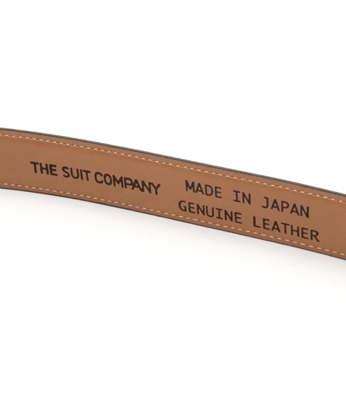 THE SUIT COMPANY（ザ・スーツカンパニー）の「≪MADE IN JAPAN≫アンチックレザー シルバーバックルベルト（ベルト・メンズ・ワインレッド/ネイビー/ブラック/チョコ/ブラウン・FREE/L）」の8枚目の写真