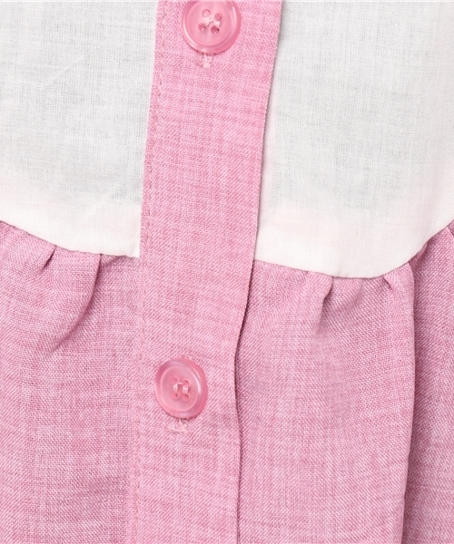 MERLOT（メルロー）の「フロントスカラップレースワンピース5792（シャツワンピース・レディース・ベージュ/ライトブルー/グレー/ピンク・FREE）」の13枚目の写真