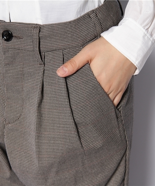 AMERICAN RAG CIE（アメリカンラグシー）の「211-AMR-dms-L112-PT128（スラックス・レディース・ブラック/ブラウン・0/1）」の4枚目の写真