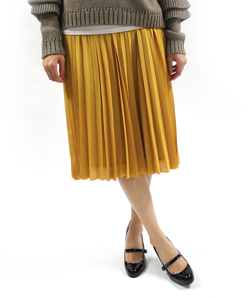 UNITED ARROWS（ユナイテッドアローズ）の「SACRA プリーツスカート† ◆（スカート・レディース・マスタード/オレンジ・36/38）」の10枚目の写真