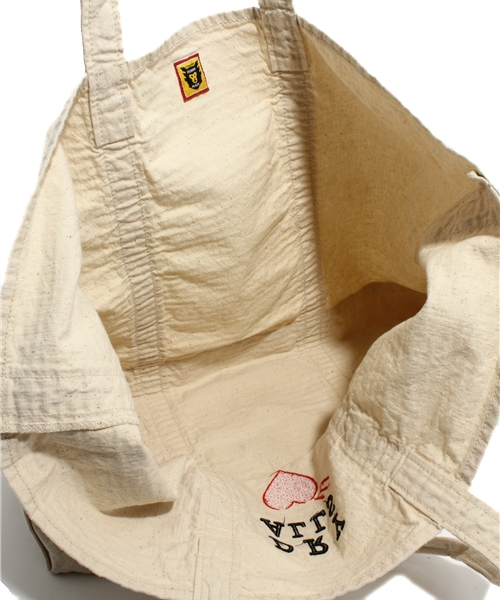 BEAMS（ビームス）の「HUMAN MADE / TOTE BAG（トートバッグ・メンズ・ナチュラル・MEDIUM）」の8枚目の写真