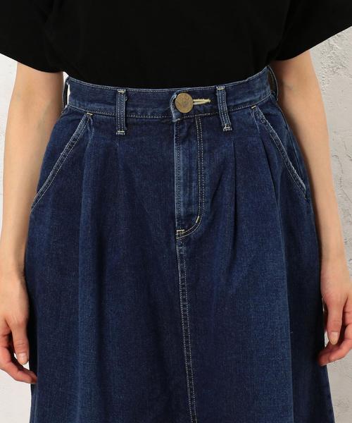 Lee（リー）の「[別注]CB LEE(リー)×GLR ロング デニムスカート ◆（デニムスカート・レディース・ライトブルー/コバルトブルー・MEDIUM/SMALL）」の10枚目の写真