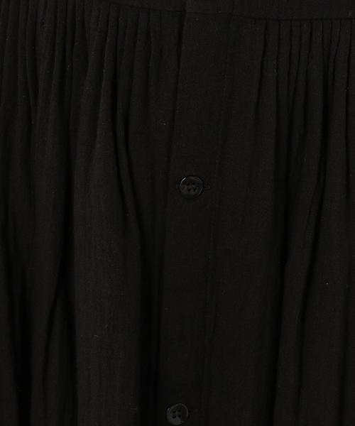 Another Edition（アナザーエディション）の「ガーゼソリッドサスペンダースカート（スカート・レディース・ブラック/オフホワイト・FREE）」の5枚目の写真