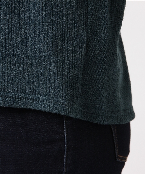 LIPSTAR(リップスター)の「Vネックニットソー(Tシャツ/カットソー・レディース・ブラック/イエロー/グレー/グリーン・M)」の9枚目の写真