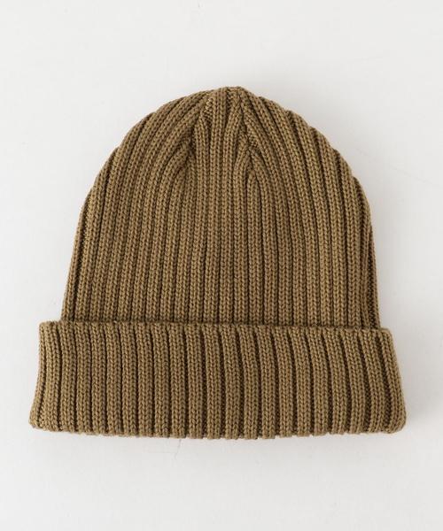 The Stylist Japan（ザスタイリストジャパン）の「THE STYLIST JAPAN(ザ スタイリスト ジャパン) KNIT CAP（ニットキャップ/ビーニー・メンズ・ブラック/ベージュ/ワインレッド/ケリー・FREE）」の3枚目の写真