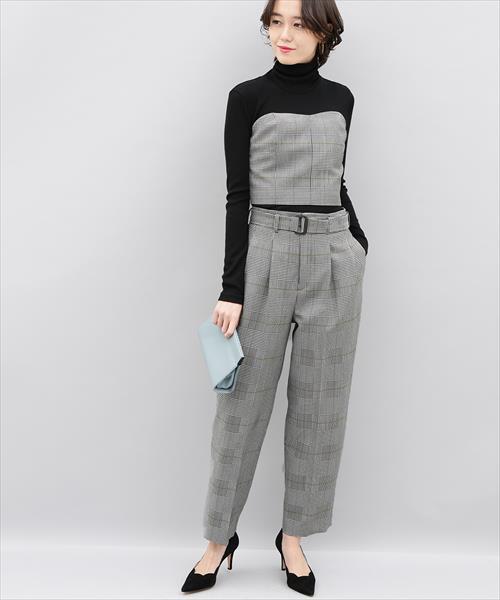 ADAM ET ROPE'(アダムエロペ)の「グレンチェックビスチェ(その他トップス・レディース・ブラウン/ブラック系その他・FREE)」の16枚目の写真