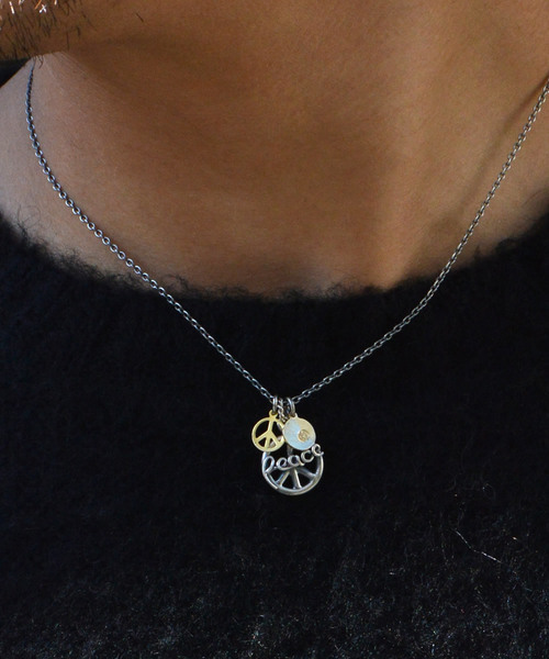 ROOPTOKYO(ループトウキョウ)の「39/サンク/Sunku Peace Necklace(ネックレス・メンズ・シルバー・FREE)」の2枚目の写真
