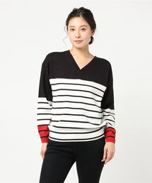 AMERICAN HOLIC | ・8col.Vネックニュアンスプルオーバー(ニット/セーター)