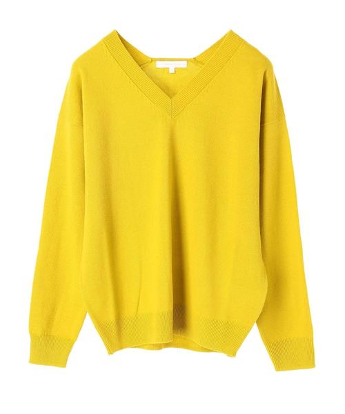 AMERICAN HOLIC(アメリカンホリック)の「・8col.Vネックニュアンスプルオーバー(ニット/セーター・レディース・オフホワイト/杢グレー/ピンク/ブラック/イエロー/ネイビー/その他24/その他26・L/M)」の21枚目の写真