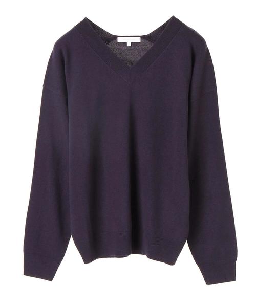 AMERICAN HOLIC(アメリカンホリック)の「・8col.Vネックニュアンスプルオーバー(ニット/セーター・レディース・オフホワイト/杢グレー/ピンク/ブラック/イエロー/ネイビー/その他24/その他26・L/M)」の22枚目の写真