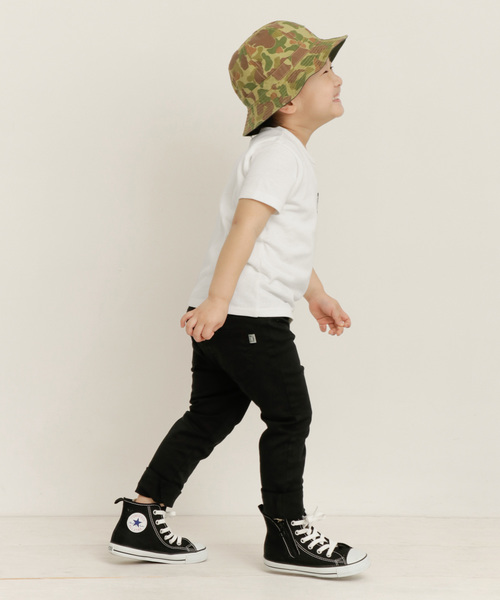 URBAN RESEARCH DOORS（アーバンリサーチドアーズ）の「Lee×DOORS-natural-　ボックスロゴTシャツ(KIDS)（Tシャツ/カットソー・キッズ・ブラック/ホワイト/ベージュ/インディゴブルー・100/110/120/130）」の9枚目の写真