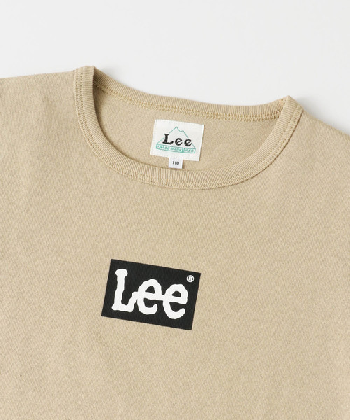 URBAN RESEARCH DOORS（アーバンリサーチドアーズ）の「Lee×DOORS-natural-　ボックスロゴTシャツ(KIDS)（Tシャツ/カットソー・キッズ・ブラック/ホワイト/ベージュ/インディゴブルー・100/110/120/130）」の12枚目の写真