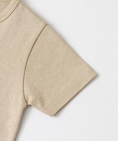 URBAN RESEARCH DOORS（アーバンリサーチドアーズ）の「Lee×DOORS-natural-　ボックスロゴTシャツ(KIDS)（Tシャツ/カットソー・キッズ・ブラック/ホワイト/ベージュ/インディゴブルー・100/110/120/130）」の15枚目の写真