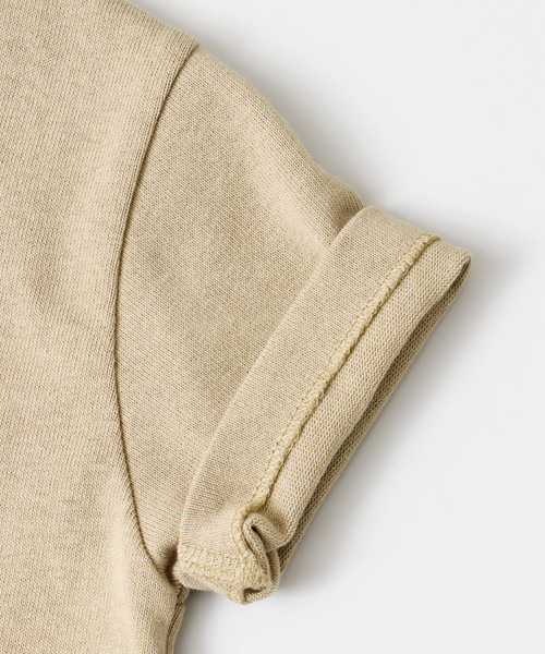 URBAN RESEARCH DOORS（アーバンリサーチドアーズ）の「Lee×DOORS-natural-　ボックスロゴTシャツ(KIDS)（Tシャツ/カットソー・キッズ・ブラック/ホワイト/ベージュ/インディゴブルー・100/110/120/130）」の14枚目の写真