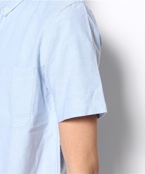 WEGO（ウィゴー）の「WEGO/オックスボタンダウンシャツ（S）（シャツ/ブラウス・メンズ・ホワイト/サックスブルー/ネイビー/ライトピンク/その他1・SMALL/MEDIUM/LARGE）」の10枚目の写真