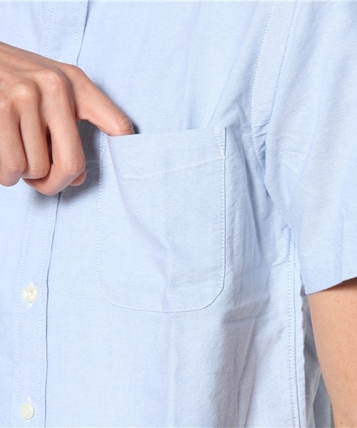 WEGO（ウィゴー）の「WEGO/オックスボタンダウンシャツ（S）（シャツ/ブラウス・メンズ・ホワイト/サックスブルー/ネイビー/ライトピンク/その他1・SMALL/MEDIUM/LARGE）」の11枚目の写真