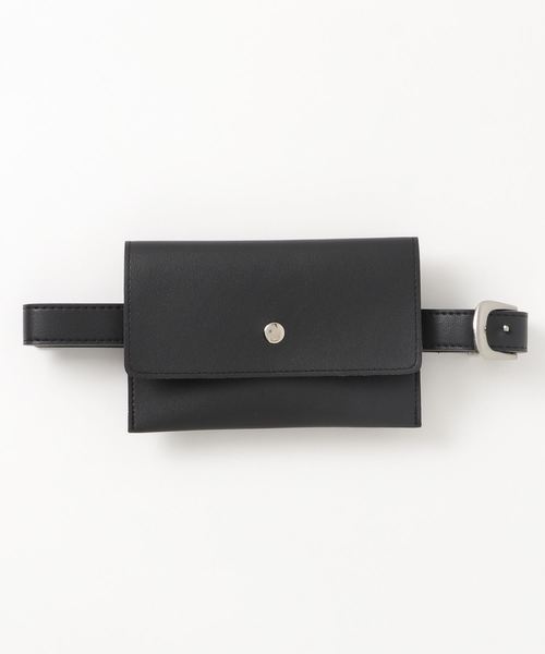 ASZAKKA(アザッカ)の「シンプリーポーチ付ベルト【ベルト】(ベルト・レディース・ブラック/ブラウン・FREE)」の4枚目の写真