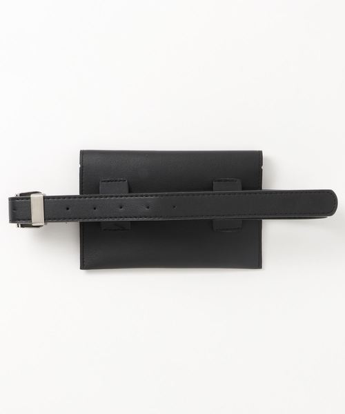 ASZAKKA(アザッカ)の「シンプリーポーチ付ベルト【ベルト】(ベルト・レディース・ブラック/ブラウン・FREE)」の3枚目の写真