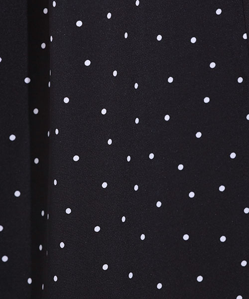 LIPSTAR（リップスター）の「【WEB別注】ドットギャザーワイドパンツ（その他パンツ・レディース・ブラック系その他/ベージュ系その他・M）」の5枚目の写真