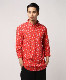 rovtski | rovtski カフェシロクマ犬タイポ総柄シャツ(シャツ/ブラウス)