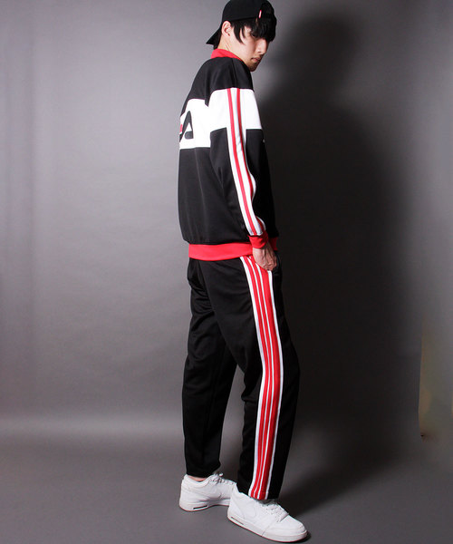 【FILA heritage】ボックスロゴ&ビッグロゴバックプリントトラックジャケット 【FILA heritage】ボックスロゴ&ビッグロゴバックプリントトラックジャケット