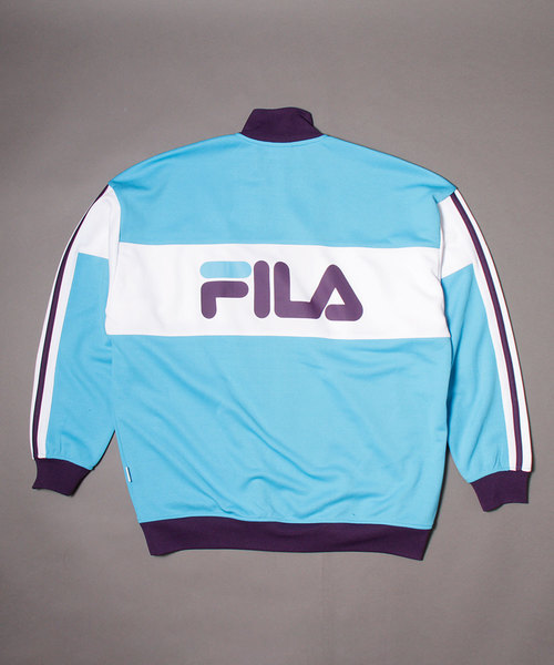 【FILA heritage】ボックスロゴ&ビッグロゴバックプリントトラックジャケット 【FILA heritage】ボックスロゴ&ビッグロゴバックプリントトラックジャケット