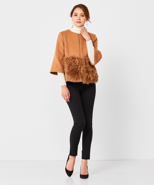 ESTNATION（エストネーション）の「ESTNATION ファーコンビショート