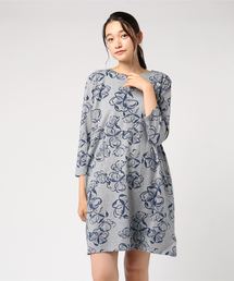 Plantation（プランテーション）の「(S)ｼｬﾄﾞｰﾌﾗﾜｰｼﾞｬｶﾞｰﾄﾞ（ワンピース