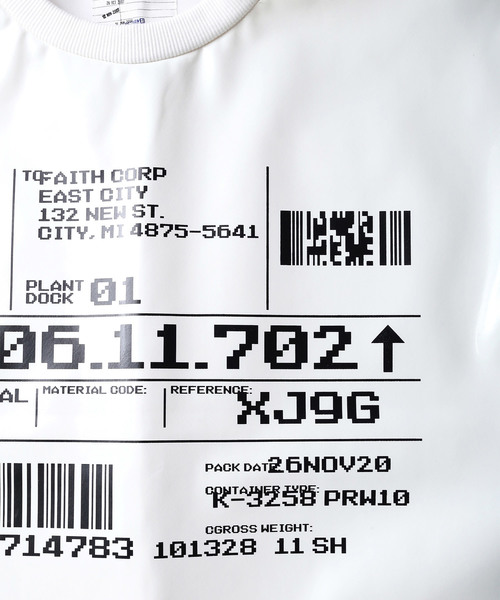 SHAREEF(シャリーフ)の「ENAMEL BIG PO(Tシャツ/カットソー・メンズ・シルバー/ホワイト/ブラック・1/3/2)」の19枚目の写真